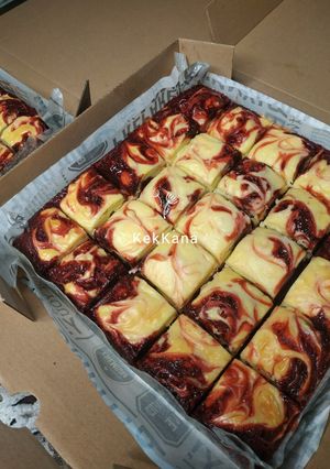Foto resep Red Velvet Creamcheese Brownies
