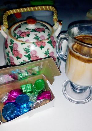 Una foto de Café delicioso
