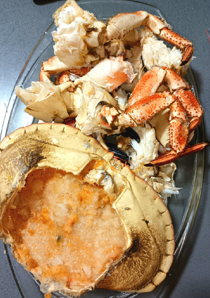 Una foto de Buey de mar relleno al horno