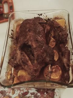 صورة لوصفة بط محشي بالبرتقال 🥰🥰🥰