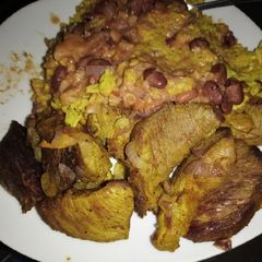 A picture of Pork Rice Beans.