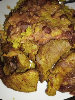 A picture of Pork Rice Beans.