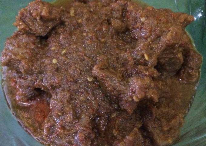 Ini dia! Resep mudah buat Rendang  menggugah selera