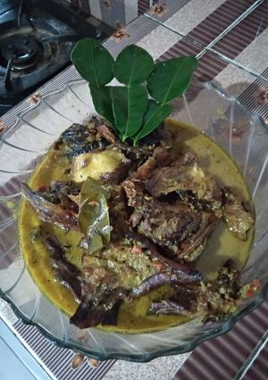 Foto resep Ikan kakap asap santan pedas