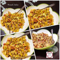 Traditional sweet potato salad A picture of Traditional sweet potato salad.