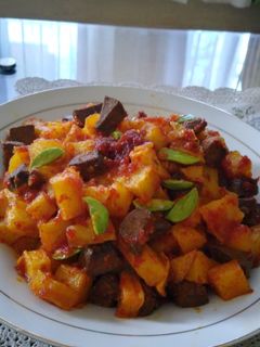Foto resep Sambel goreng kentang ati pete