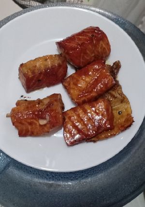 Foto resep Salmon teriyaki grilled