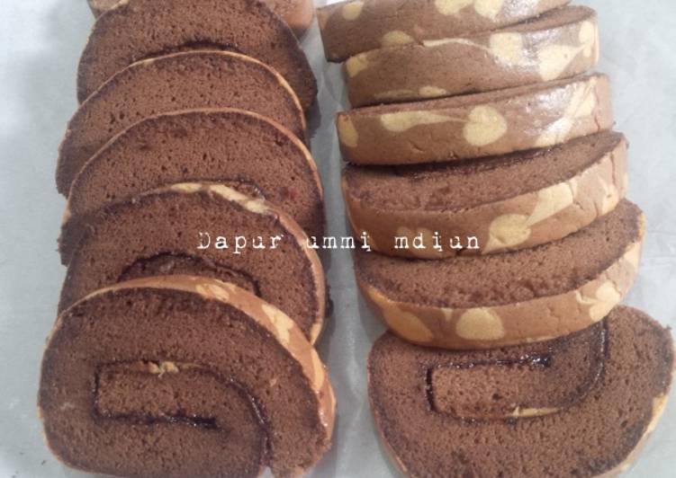 Bolu gulung coklat