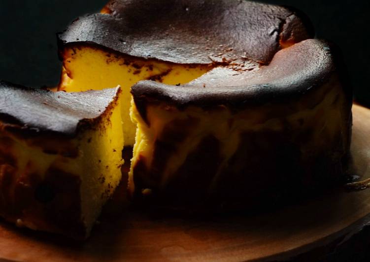 Recipe: Tasty Basque Burnt Cheesecake