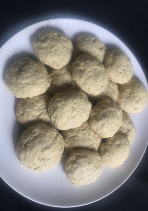 A picture of Coconut oats cookies.