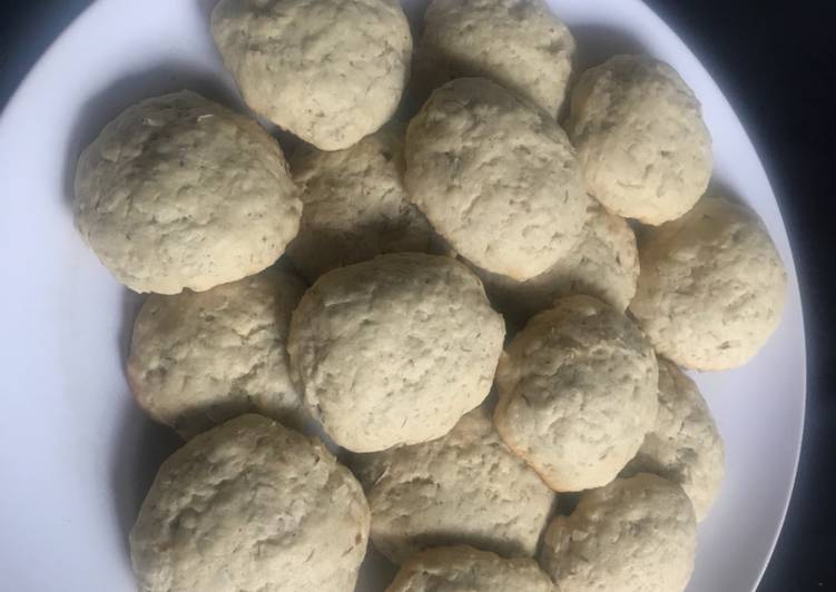 Coconut oats cookies