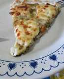 Tarta de pollo y verduritas