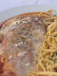Foto de Frango à Parmegiana com Massa