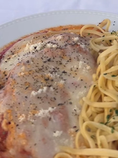 Foto de Frango à Parmegiana com Massa