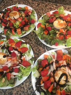 Una foto de Ensalada colorida
