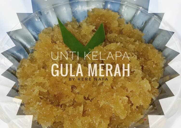 Cara Gampang Menyiapkan Unti kelapa gula merah Anti Gagal