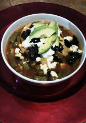 Una foto de Sopa de Nopal