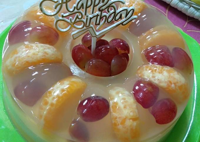 Puding Buah 3 Lapis