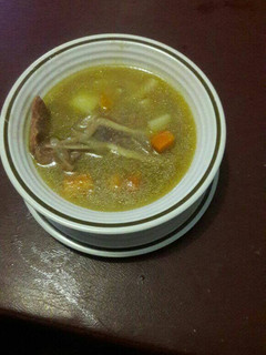 A picture of Vegetables soup.