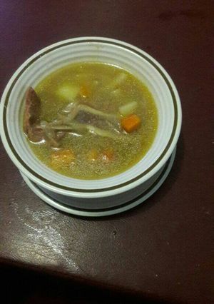 A picture of Vegetables soup.