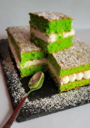 Une photo de Gâteau moelleux au pandan
