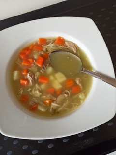 Una foto de Sopa de pollo