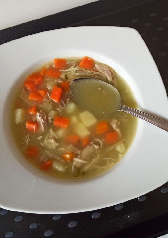 Una foto de Sopa de pollo