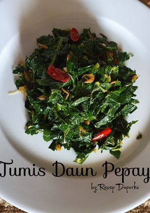 Foto resep Tumis daun pepaya