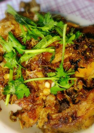 รูปของ เป็ดไก่ตุ๋นพะโล้ทอดสามเกลอ #งบ60บาท