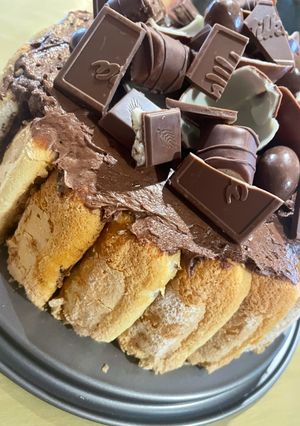 Une photo de Charlotte au chocolat