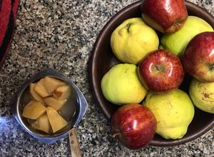Una foto de Compota de membrillo y manzana 🍎
