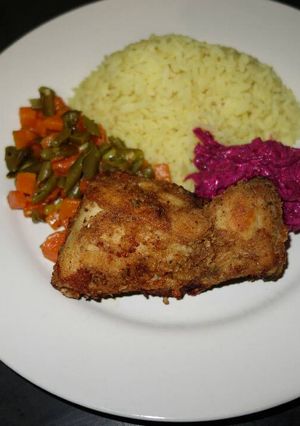 A picture of Home made fried chicken.