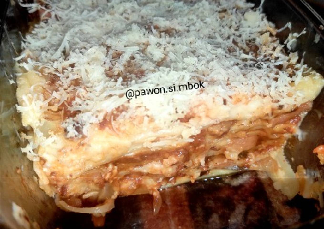 Lasagna bolognaise keju full of love taste ❤🥰