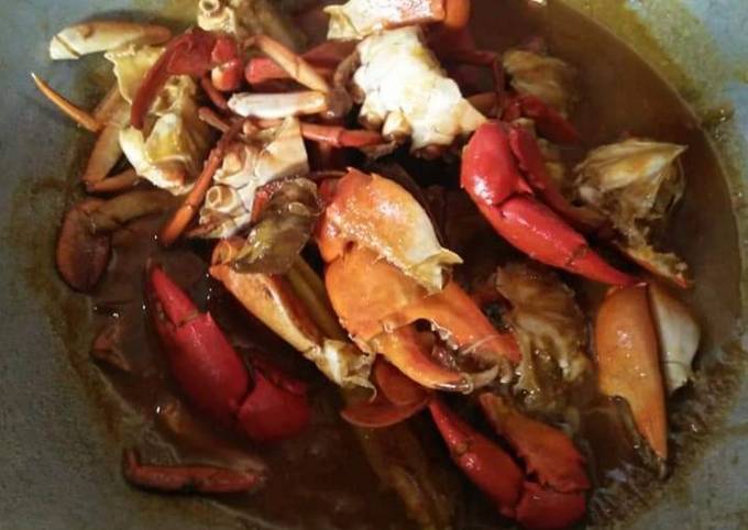 Resep memasak Kepiting Masak Kuah Kecap  lezat