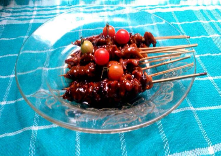 Sate jamur vegan