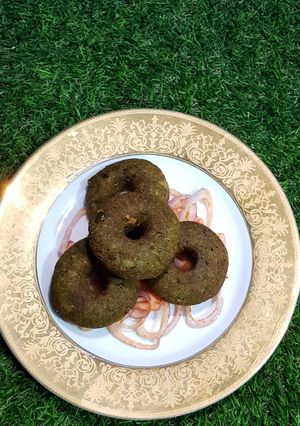 A picture of Hara bhara donut.