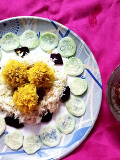 A picture of Soyabean Flowers Dumpling.