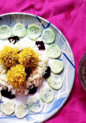 A picture of Soyabean Flowers Dumpling.
