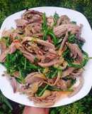 Gỏi gà rau cải ngọt