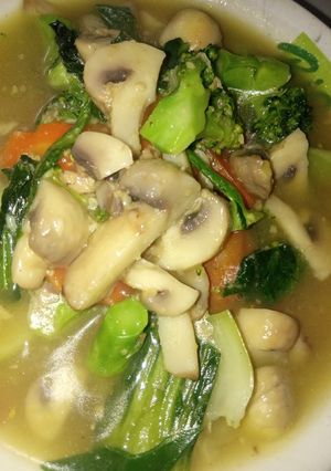 Foto resep Chapcay kuah jamur kancing