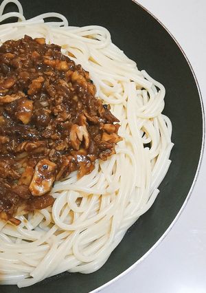 Foto resep Spaghetti Telur Lada Hitam (Anak Kos)