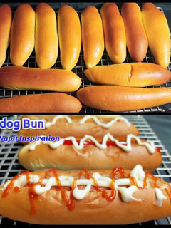 Foto resep Hotdog Bun A.K.A Roti hotdog metode sponge n Dough