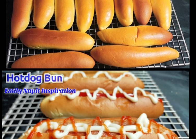Langkah Mudah untuk Membuat Hotdog Bun A.K.A Roti hotdog metode sponge n Dough, Bisa Manjain Lidah