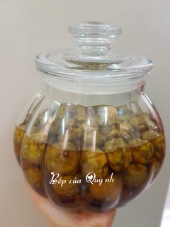 Hình của món Sấu ngâm đường.
