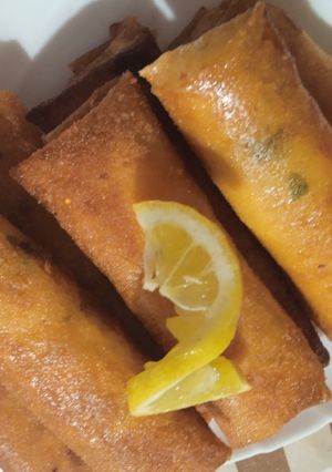 صورة لوصفة بوراك بالبطاطا بنين و إقتصادي لشهر رمضان الكريم😋