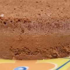 A picture of Basic chocolate sponge.