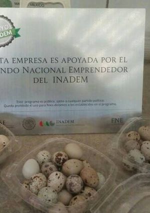 Una foto de Huevo de codorniz con nopalitos