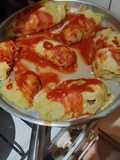 Hojas de repollo rellenas