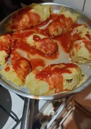 Una foto de Hojas de repollo rellenas