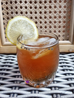 Foto resep 313. Es Lemon Tea Selasih